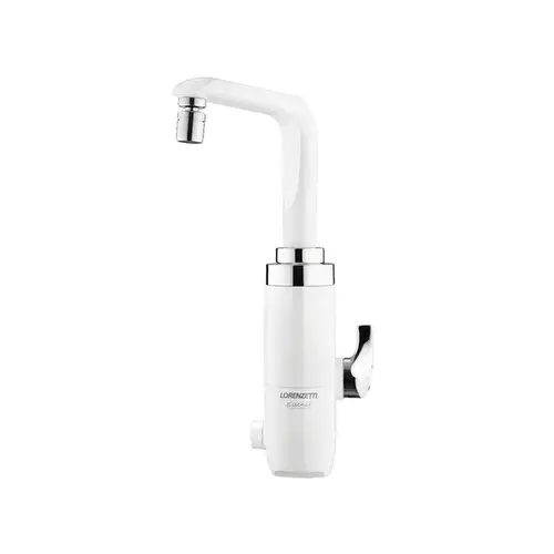 Torneira Elétrica Essence Parede Branca/Cromado 5500w 220v Lorenzetti