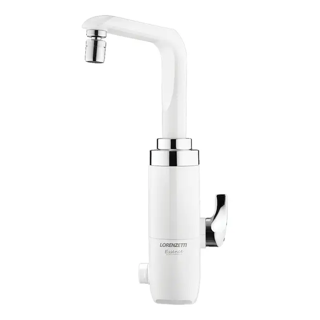 Torneira Elétrica Essence Mesa Branca/Cromado 5500w 220v Lorenzetti
