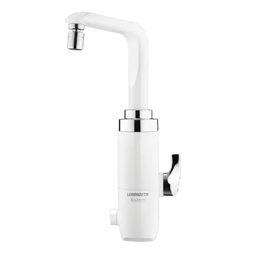 Torneira Elétrica Essence Mesa Branca/Cromado 5500w 220v Lorenzetti