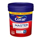 Tinta Acrílica Premium Fosco Master Interno/Externo Branca 20L Coral