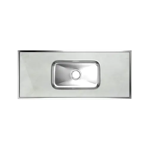 PIA DE COZINHA LDAP 1,20 MARMORE CARRARA FORMINOX