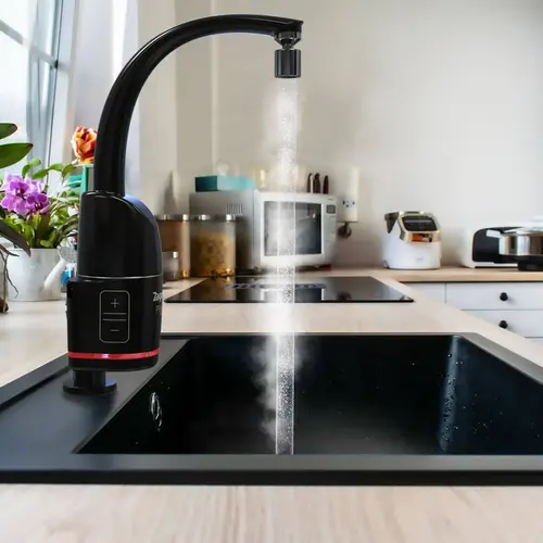 Torneira Elétrica Prima Black Touch 5500w 220v Parade/Mesa Zagonel