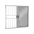 VENEZIANA 3 FOLHAS 100X120 ALUMINIO BRILHANTE COM GRADE PROEX