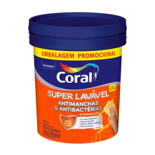 Tinta Premium Super Lavável Fosco 20L Branco Coral