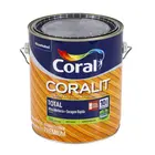 Esmalte Coralit Total Base Agua Fosco 3,6L Branco Coral
