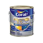 Tinta Acrílica Fosco Proteção Sol & Chuva Impermeabilizante Branco 3,6L Coral
