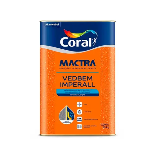 Tinta Emborrachada Mactra 18kg Branca Coral