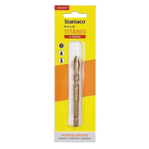 Broca de Titanio para Porcelanato 10mm Stamaco