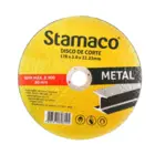Disco de Corte para Metal 178x3x22mm Stamaco