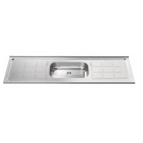 Pia de Cozinha Inox Plus 1,80x0,56 Ghelplus