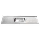 Pia de Cozinha Inox Plus 1,80x0,56 Ghelplus