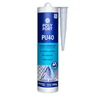 Selante Adesivo PU40 Multiuso Polyfort Branco 360g Pulvitec