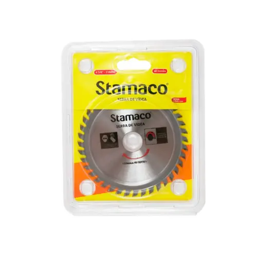DISCO DE SERRA P/ MADEIRA  4.3/8" STAMACO