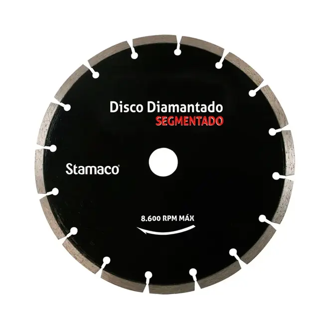 Disco Diamantado Segmentado 180mm x 25,40mm 4714 Stamaco