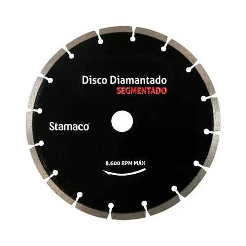 Disco Diamantado Segmentado 180mm x 25,40mm 4714 Stamaco