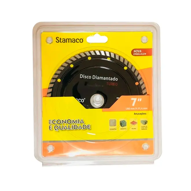 DISCO DIAMANTADO TURBO 180MM STAMACO