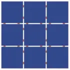 Revestimento Fachada e Piscina Azul Royal 10x10cm Caixa 2,07 m² Ceral