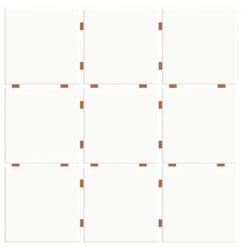 Revestimento Fachada e Piscina Acetinado Branco 10x10cm Caixa 2,07 m² Ceral