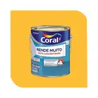 Tinta Acrílica Coral Rende Muito 3,2L Amarelo Frevo