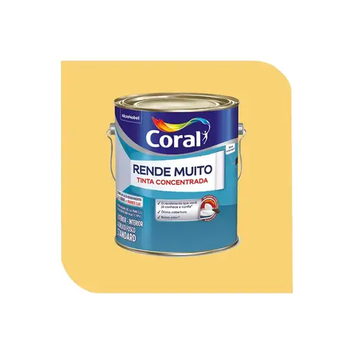 Tinta Acrílica Coral Rende Muito 3,2L Sino