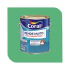 Tinta Acrílica Coral Rende Muito 3,2L Verde Angra