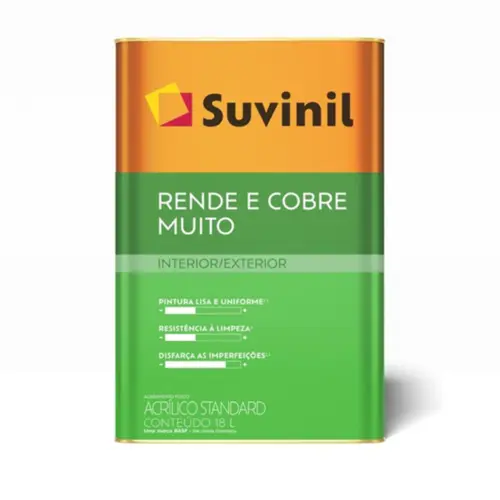 Tinta Acrílica Rende e Cobre Muito Nevoa Intensa 18L Suvinil