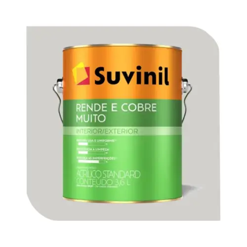 Tinta Acrílica Rende e Cobre Muito Crômio 3,6L Suvinil