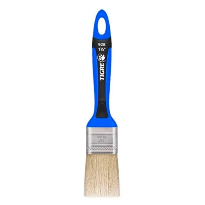 PINCEL TRINCHA PREMIUM 928 1.1/2" SINTETICO BRANCO TIGRE