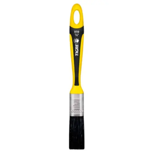 PINCEL TRINCHA PREMIUM 919 3/4" SINTETICO PRETO TIGRE