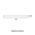 Lâmpada Tubular LED T8 9W 900lm 6.500K Bivolt Blumenau