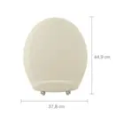 Assento Sanitário Oval Talento Bege TTO/PP Astra