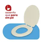Assento Sanitário Oval Talento Bege TTO/PP Astra