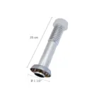 CONJUNTO DE LIGACAO AJUSTAVEL CROMADO CLA2 ASTRA