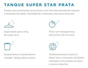 Tanque Elétrico SuperStar Prata 127v Lavemais