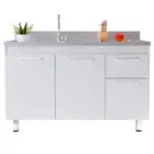 GABINETE DE COZINHA KAUS 1,14M BRANCO CEROCHA