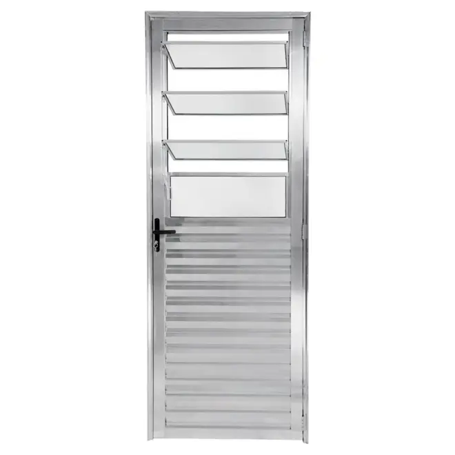 Porta Basculante de Alumínio Brilhante VB 210x80 ESQ Proex