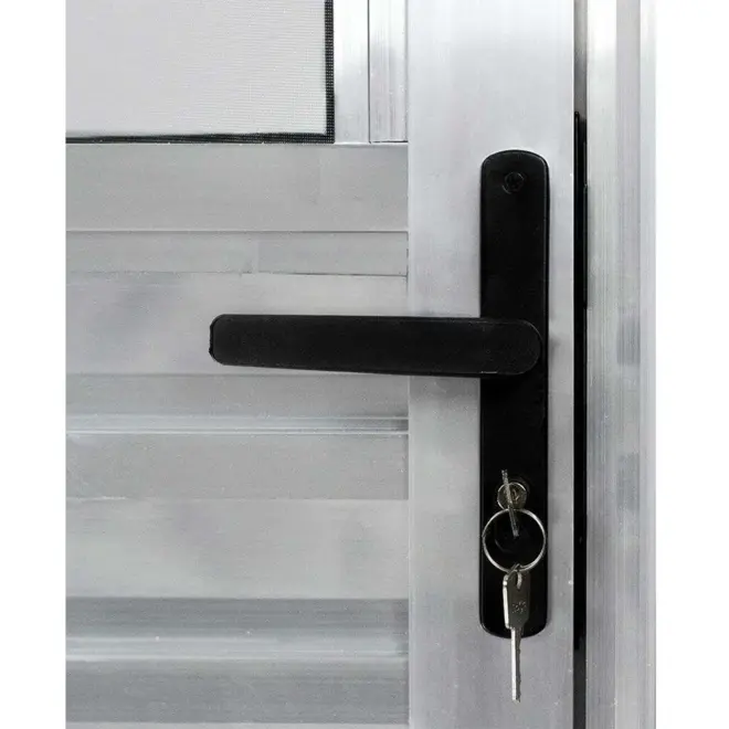 Porta Basculante de Alumínio Brilhante VB 210x80 ESQ Proex