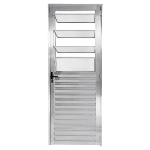 Porta Basculante de Alumínio Brilhante VB 210x80 ESQ Proex