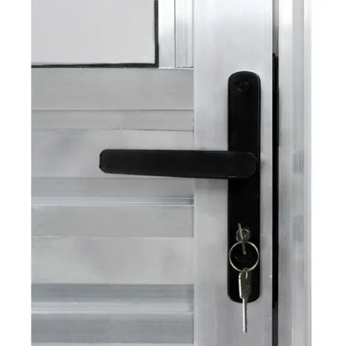 Porta Basculante de Alumínio Brilhante VB 210x80 ESQ Proex