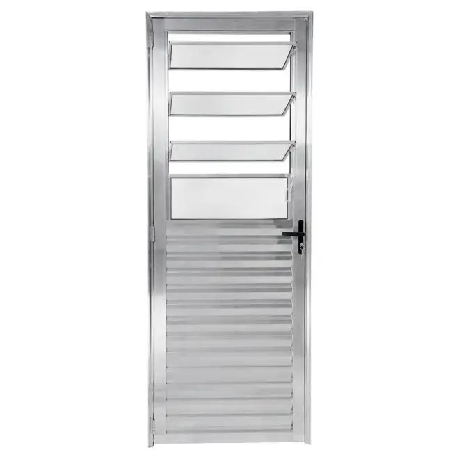 Porta Basculante de Alumínio Brilhante VB 210x80 DIR  Proex