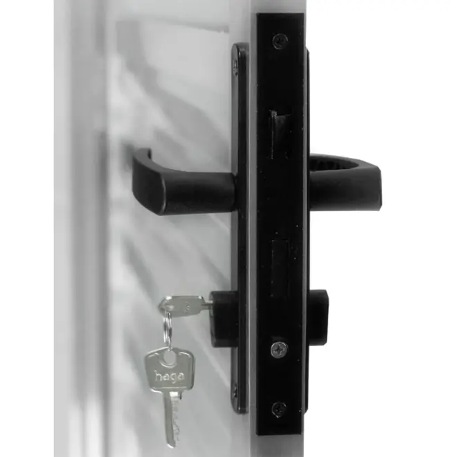 Porta Basculante de Alumínio Brilhante VB 210x80 DIR  Proex