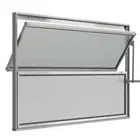 Basculante Vidro Boreal Alumínio Brilhante 40x60cm Proex