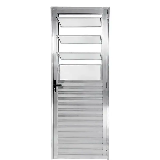 Porta Basculante de Alumínio Brilhante VB 210x90 ESQ Proex