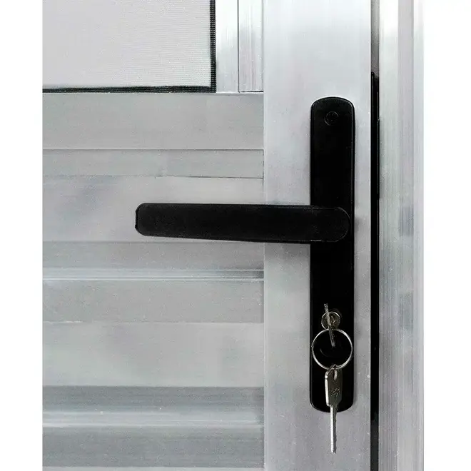 Porta Basculante de Alumínio Brilhante VB 210x90 ESQ Proex