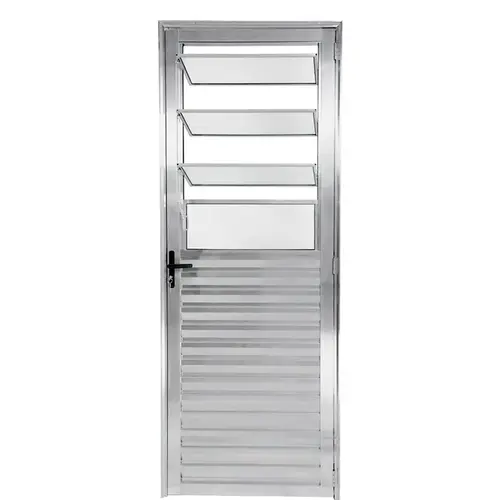 Porta Basculante de Alumínio Brilhante VB 210x90 ESQ Proex