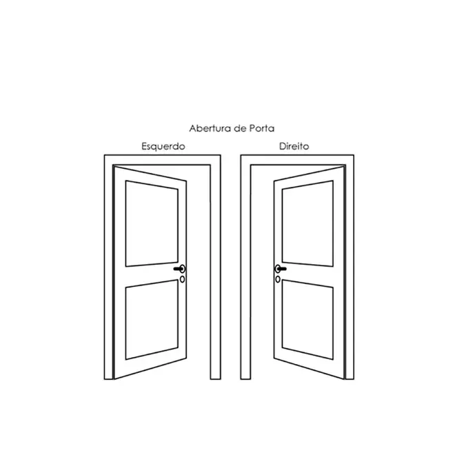 Porta Basculante de Alumínio Brilhante VB 210x90 ESQ Proex