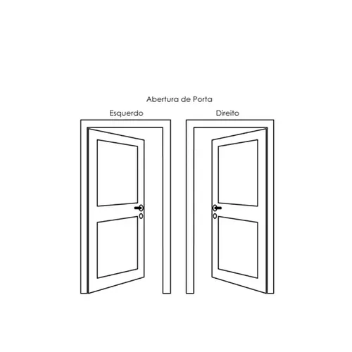 Porta Basculante de Alumínio Brilhante VB 210x90 ESQ Proex