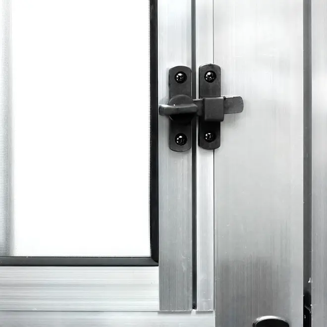 Porta Postigo Vidro Boreal Alumínio Brilhante 210x80cm Direita Proex