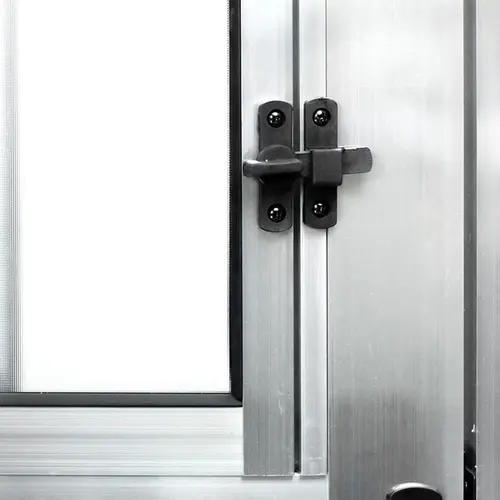 Porta Postigo Vidro Boreal Alumínio Brilhante 210x80cm Esquerda Proex