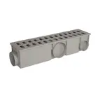 Caixa Coletora Modular c/Grelha 15X50cm Cinza Estrela